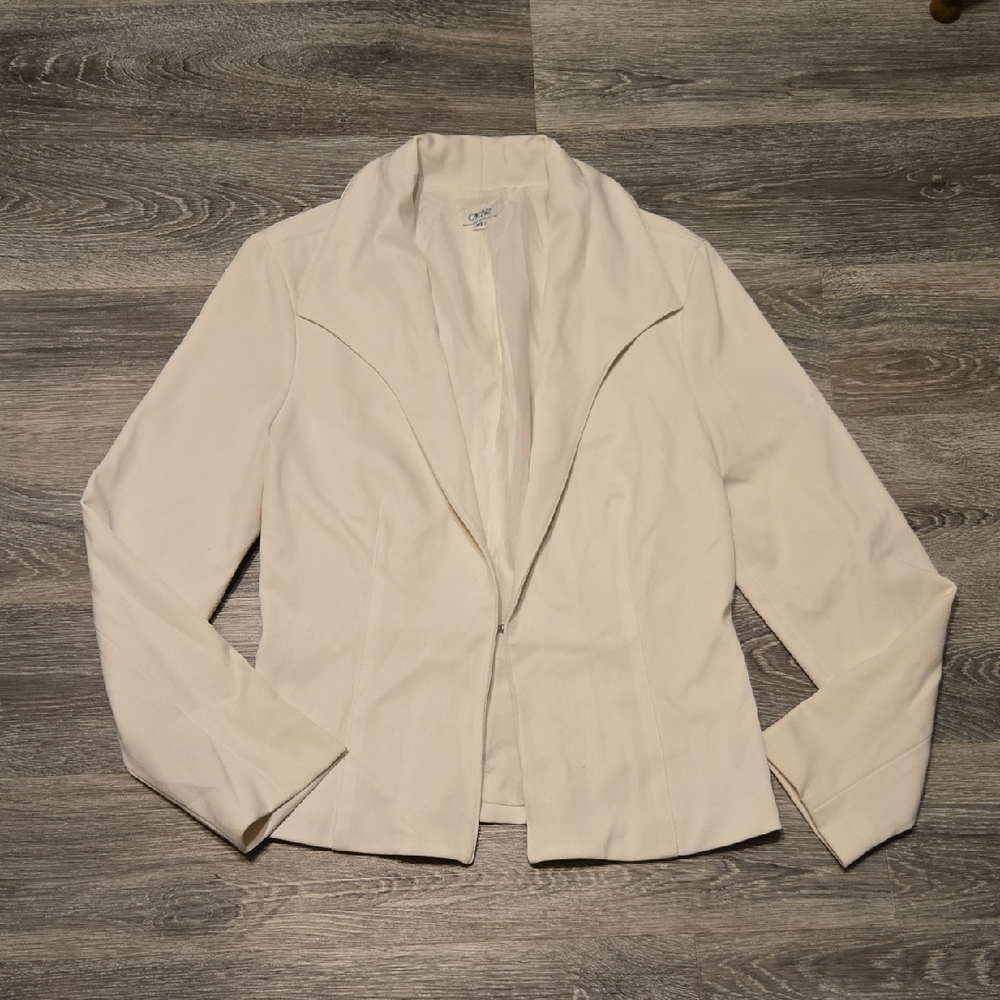 Vintage Cache Cream Blazer Sz 10